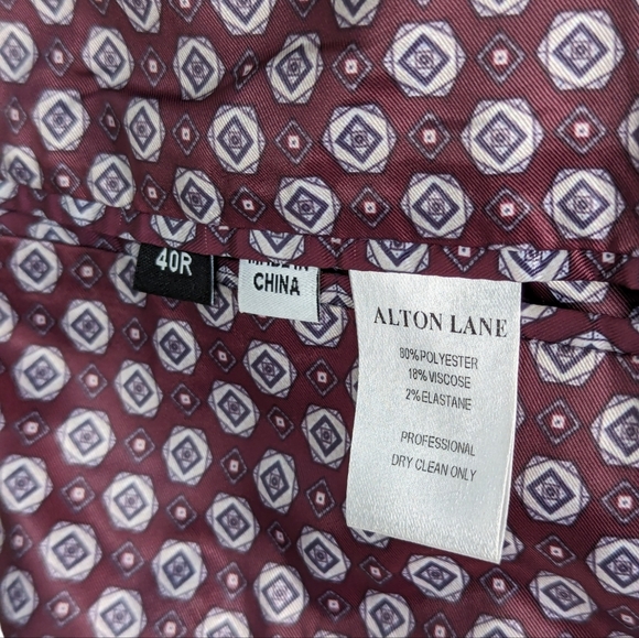 Alton Lane Mercantile Tuxedo Jacket One Button Peak Lapel...Size 40R - Picture 8 of 11